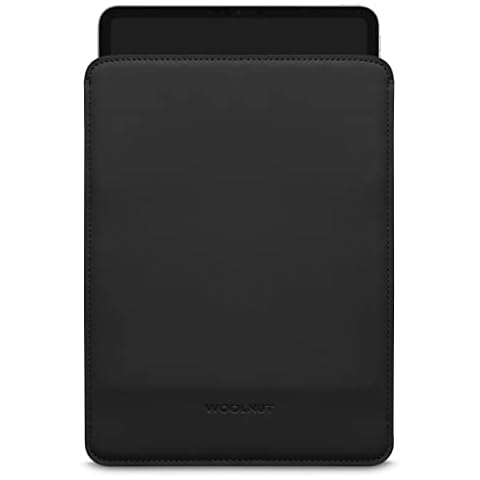 WOOLNUT Coated Sleeve Cover Case for iPad Pro 11 Inch & 10.9 inch iPad Air - Black Cover