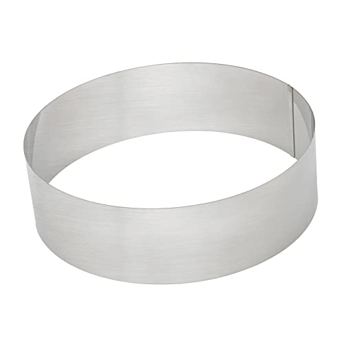 Juvale 4 Pieces Stainless Steel Cake Rings For Baking, Round Metal Cake Cutting Rings For Bakery Supplies, Pastries, Mousse, Pancakes, Fruit Tarts (4 Sizes, 6/8/10/12-Inch) #TOP7