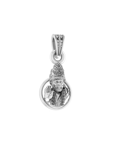 Pendentif Sai Baba en argent 925 Mtrolls, un bijou spirituel aux finitions artisanales