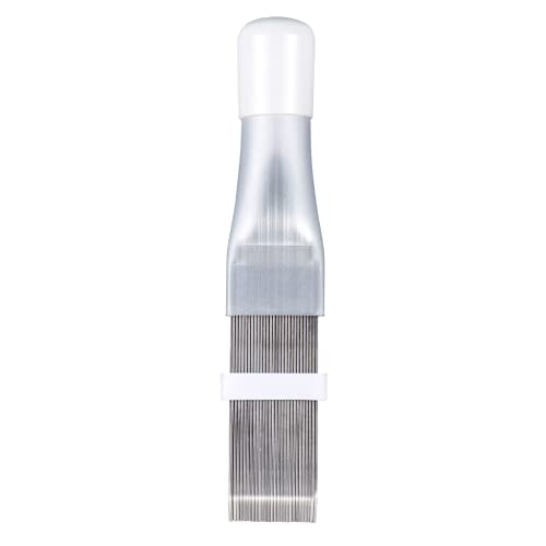 N-K Pettine a condensatore in acciaio inox pinna pettine spazzola per condizionatore daria lama di raffreddamento raddrizzamento strumento di pulizia strumenti di riparazione utili e pratici