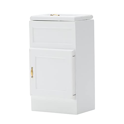 Dollhouse Miniatura 1:12 Muebles Refrigerador Frigorífico Congelador Gabinete Juguetes Blanco Tipo 7