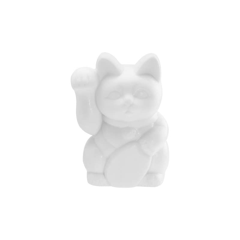 A Pound Of Flesh Lucky Cat Tattoo Practice Skin Doll Silicone Display, Professional Tattoo Supplies for Beginner Starter Training Artists, White