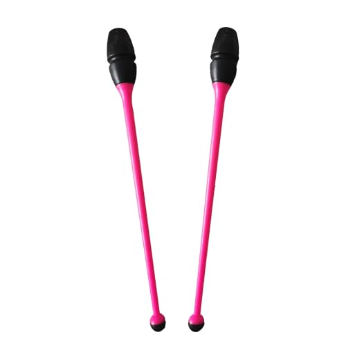 JoyCan Rhythmic Gymnastics Stick Insertable Training and Competition Adults and Kids Gymnastics Equipment Tool 2 Pcs