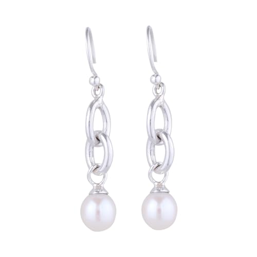 Boucle d'oreille argent fait main et perle pour sublimer vos soirées