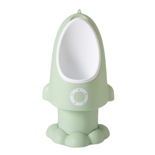 KCNN おまる 便器トイレトレーニング 小便器 自立式 取り外し可能 取り付け簡単 男の子用 (抹茶グリーン)