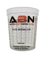 ABN Automotive Paint Mixing Cups - 12 Pack 32oz Plastic Measuring Mixing Cup for Epoxy Resin, Activators, and Thinners