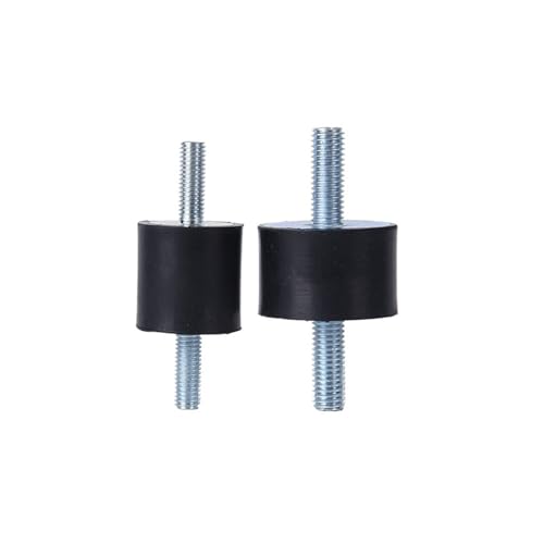 Amortisseur caoutchouc double filetage M10 plot antivibratoire 40x40 mm pour machine