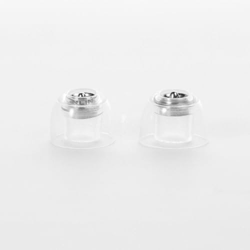 Shanling SE100高忠実度インイヤーシリコン耳栓、位相コーン音響ダクト目に見えないブラケット、高調波歪み抑制、音楽愛好家に適しています (M)