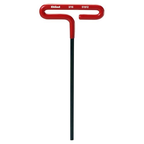Eklind Tool 51912 3/16" Cushion Grip Hex T-Handle T-Key Allen Wrench