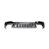 M5 P Rear Bumper Diffuser Competition CS Style M Sport Diffusor Lip Compatible For BMW 5 Series G30 G31 G38 2017-2023 530i 540i(Competition carbon)