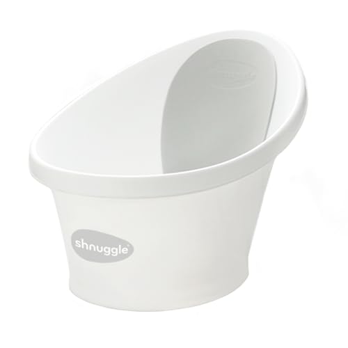 Shnuggle Newborn Baby Bath | Built in Support Bump and Soft Backrest...