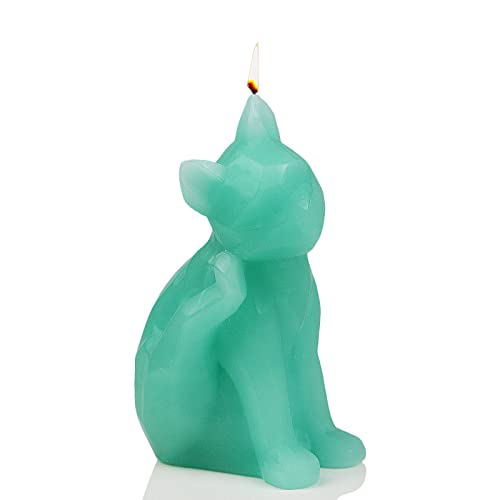Cute Geometric Kitten Skeleton Candle 7" H - Unique Gift For Cat Lovers - Animal Candles, Cat Gifts, Cat Candle, Kitten Candle, Cat Home Decor Gift By Gute - Burns For 9 Hours! #TOP4