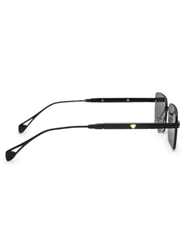Image of HASHTAG EYEWEAR Men's Stylish Fashion Sunglasses | UV400 Protection | Branded Metal Frame | Trendy Eyewear for Men | Summer, Outdoor, Driving, and Beach Use |Lightweight and Comfortable