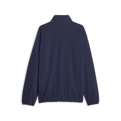 PUMA Mens Made Polarfleece Half Zip Shirt Casual Tops Casual - Blue2