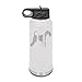 Airedale Laser Engraved Water Bottle Customizable Polar Camel Stainless Steel with Straw - Dog Canine pet White 32 oz