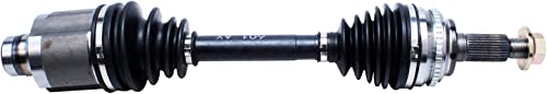 Image of Detroit Axle - FWD Front 2pc CV Axles for 07-14 Ford Edge Lincoln MKX, 2 CV Axle Shafts Assembly 2007 2008 2009 2010 2011 2012 2013 2014 Replacement