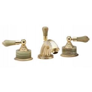 Phylrich K240 025 - Versailles Lavatory Faucet Green Onyx Handle