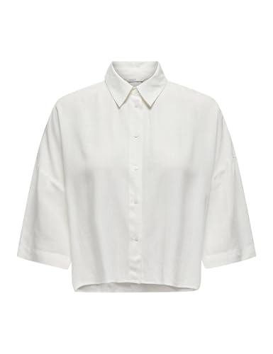 Chemise Femme ONLY Onlastrid Life 2/4 Cropped Shirt WVN vêtement court