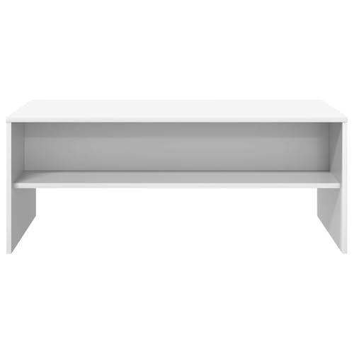 Table basse de rangement blanche pour ranger vos magazines et libérer l'espace