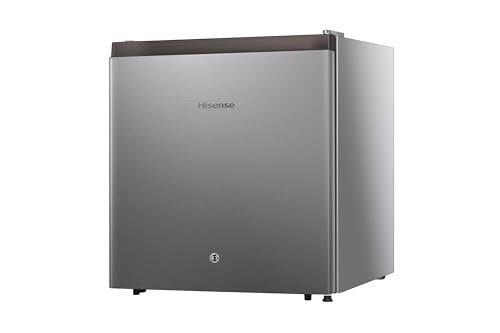 Hisense 42 Liter Compact Single Door Refrigerator, Silver - RR60DAGS0