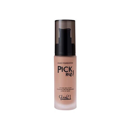 Image of Glam21, Pick Me! Matte Foundation for Non-sticky Instant Spotless Glow with Long Day Matte Coverage | Increase Skin Breathability | F6514, Shade-04