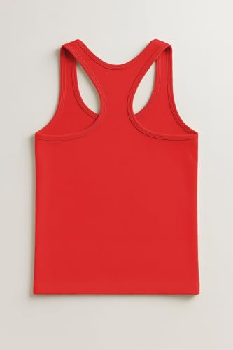 Image of Kurve Premium Girls Seamless Supersoft Wide Strap Comfortable Racerback Tank (Made with Love in The USA)