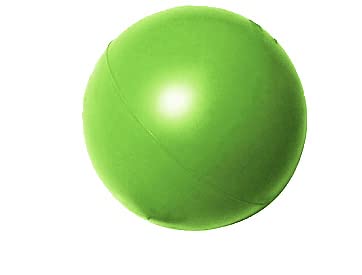Happy Pet Tough Rubber Ball 2.5" - Color May Vary