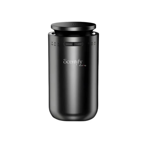 Image of STARQ Smart Car Aroma Diffuser Rechargeable Air Freshener Mist Dispenser with Auto On /Off, 3 Speed Modes & Stylish Interior Decor (S8)