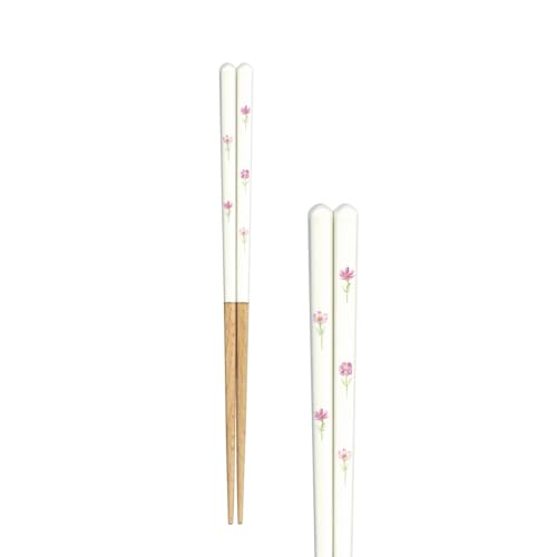 田中箸店 Fleur フルール 箸 23cm コスモス 調和 食洗機対応 すべり止め加工 つまみやすい すべらない お箸 木 木製 日本製 滑り止め 子供 天然木 おしゃれ かわいい デザイン 持ちやすい ギフト プレゼント キッチン 食卓