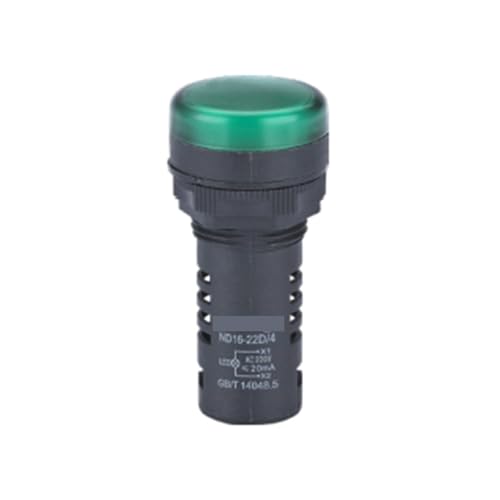 Indicador luminoso ND16-22D azul de 220V CA con diámetro de 22mm para cuadro