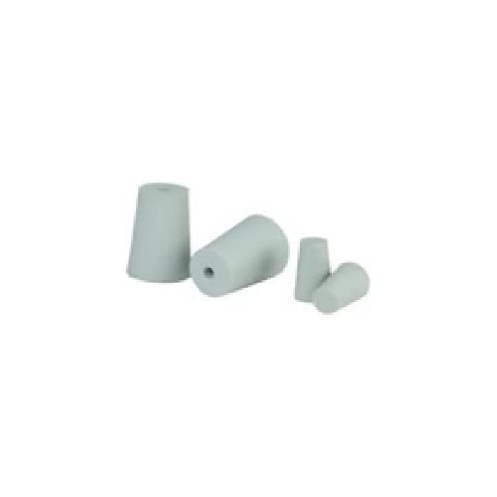 NeoLab Injektionsstopfen CIIR – 13x7 Mm, Grau, 100 Stück – Für Vials Und Injektionsflaschen, Autoklavierbar