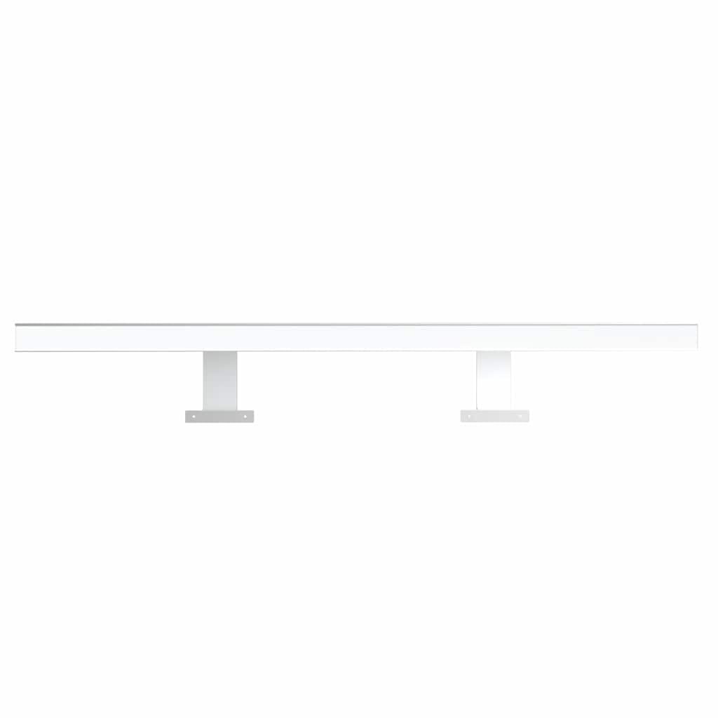Lampe de miroir LED 13 W Blanc chaud 3000 K 80 cm Aluminium ABS IP44 Protection contre les éclaboussures Éclairage de salle de bain Moderne Économie d'énergie