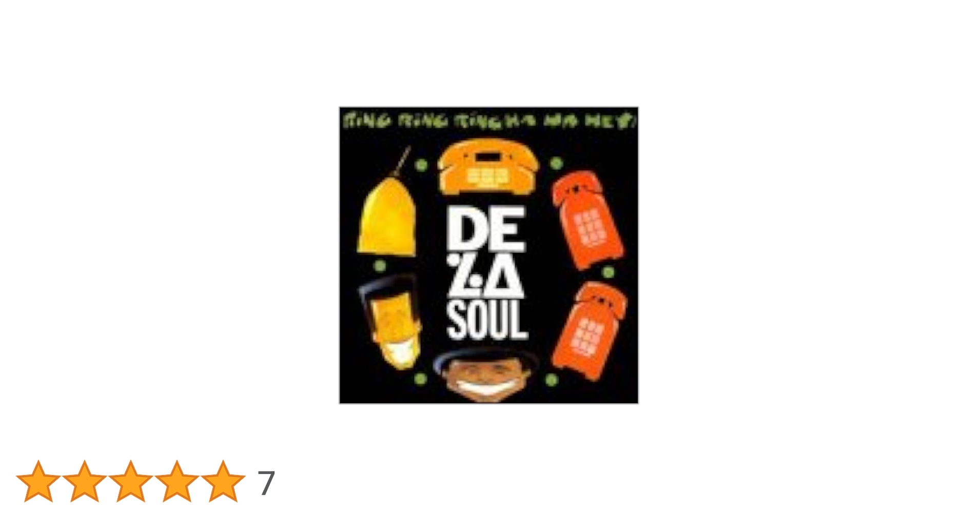 洋楽 De La Soul - Ring Ring Ring (Ha Ha Hey) De La Soul / Ring Ring Ring(Ha Ha Hey) | VINYL7 RECORDS