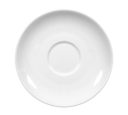 Seltmann Weiden Commercial Dinnerware, Meran Porcelain Coffee/Tea Cup Saucer, White, 6.3-Inch, Set of 6 - Thumbnail 3