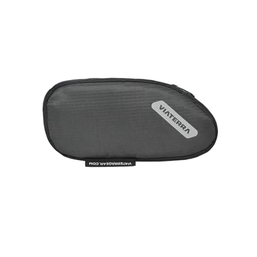 Image of ViaTerra Cycle Seatpost Bag | Carry Essentials | Under seat Storage | Secure mounting (Grey)