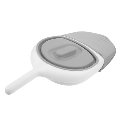KOCKSHION 携帯用ベッドパッド 男性 女性 患者用 尿器 プラスチック製 夜間 寝室 キャンプ 車内 使用 可能 軽量 コンパクト 蓋付き
