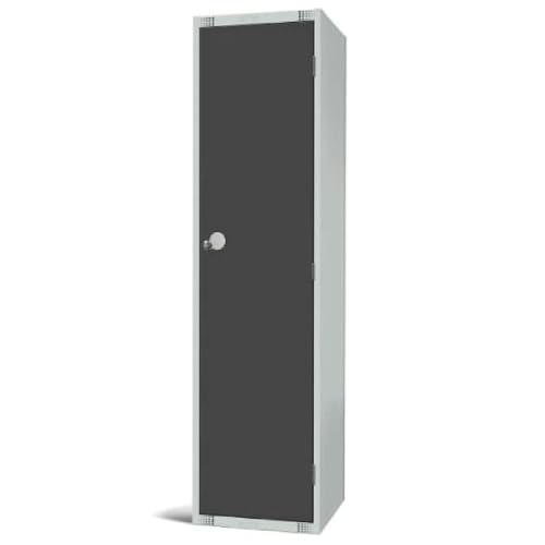 Image of The Products Store Single Door Compartment Locker - School Work Storage Locker 1800mm H x 450mm W x 450mm D - DARK GREY