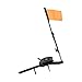 Pwshymi Winter Rod Tip Up with Reel Triangle Base Foldable Design for Ice Fishing ABS