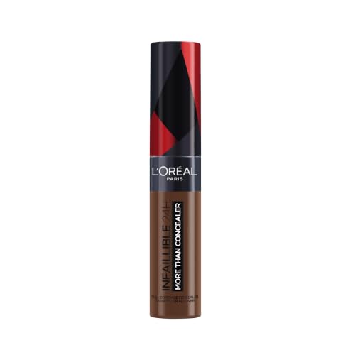 L'Oréal Paris Infallible 24H More Than Concealer, Full-Coverage, 343 Ebony
