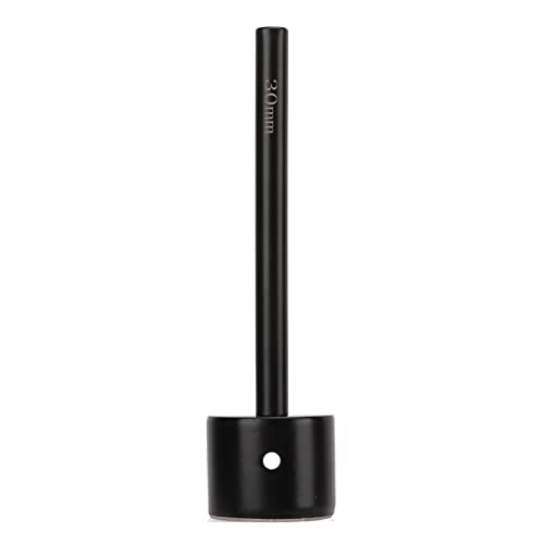 Strap End Punch Handwork Making Black Stainless Steel Incisive Blade Fast Cutting Half Round Cutter Punch for Belts (30mm)