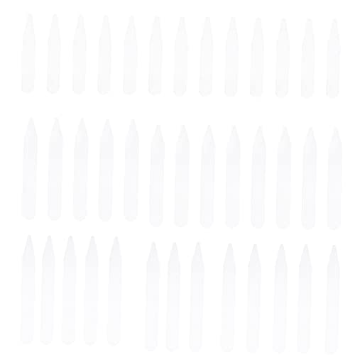 Healeved 1set Transparent Angle Insert Shirt Collar Support Pointed Collar Stays for Men Collar Support for Shirts Collar Stays Men Stiffener Shape Man Shirt Stays Men Neck The Pet 300pcs