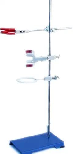 GLAB Retort stand for laboratory 24" steel Rod,Iron HEAVY Base Boss head, Burette Clamp,Retort ring for scientific experiments in lab