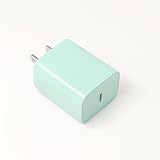 和宅優品 アダプター タイプc 20W pd 充電器 急速 USB-C iPhone 16/15/14/13シリーズ iPad Android対応 軽量 コンパクト 1ポート(グリーン)