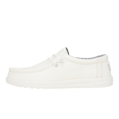 Image of HEYDUDE Wally Classic White /White Men Slip-On