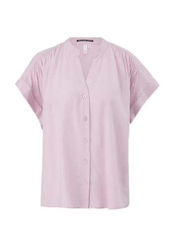 Q/S by s.Oliver Women's 2124146 Bluse, Kurzarm, rosa, 40