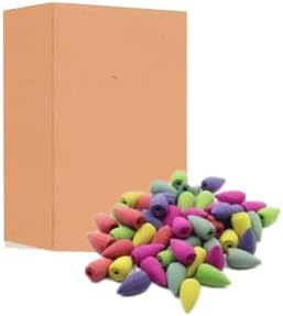 Borang backflow Incense Burner Ceramic Women backflow Incense Burner Incense Burner Home Decor Gift Incense Holders Come with 30 Pcs Incense (Style 1)