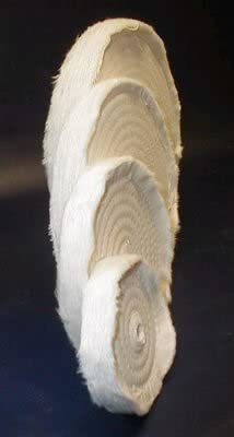 Caswell Spiral Sewn Cotton Wheel 8 X 1/2