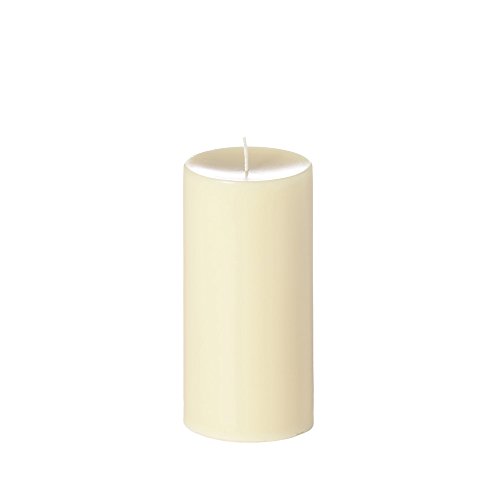 yummi 4x8 Unscented Column Pillar Candle, Ivory, ea