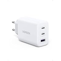 UGREEN Zapix Caricatore USB C 65W, Caricabatterie 3 Porte PD 3.0 PPS Compatibile Galaxy S...