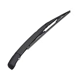 GMVGKLCPCF Kit de escobillas y brazos limpiaparabrisas traseros aptos for Toyota Prado J120 2002-2009, parabrisas, portón trasero, ventana, cepillo for lluvia